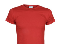 K&ouml;rperbetontes T-Shirt mit Rundhals-Ausschnitt