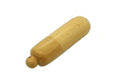 Cylinder Wood USB-Stick