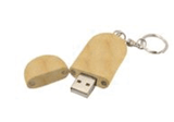 Rounded Wood
USB-Stick mit Schlüsselring